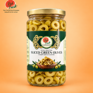 sliced green olive